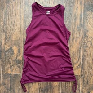 Avia Small Burgundy Bungee Racerback Tank top